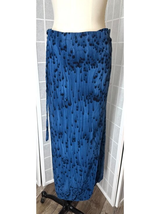 Caribbean Brand Print Beach Wrap Skirt Sarong - Picture 3 of 8